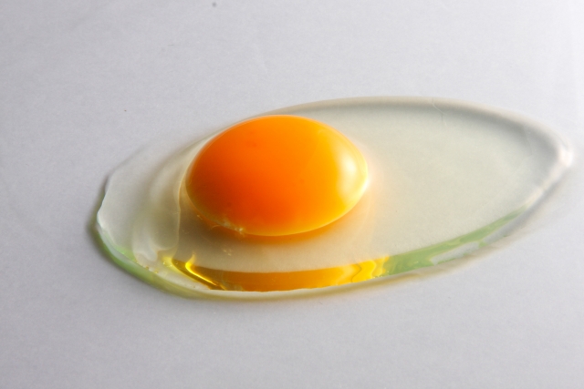 卵のレシチンが乳化剤として働く